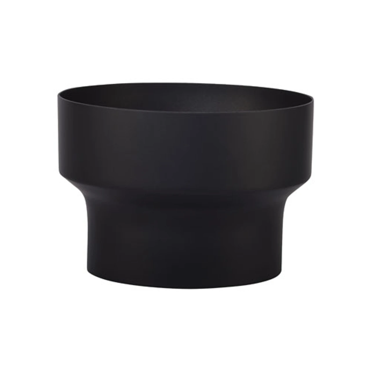 Réduction 2mm Acier, Noir 200/160mm 1 Réduction 2mm Acier, Noir 200/160mm