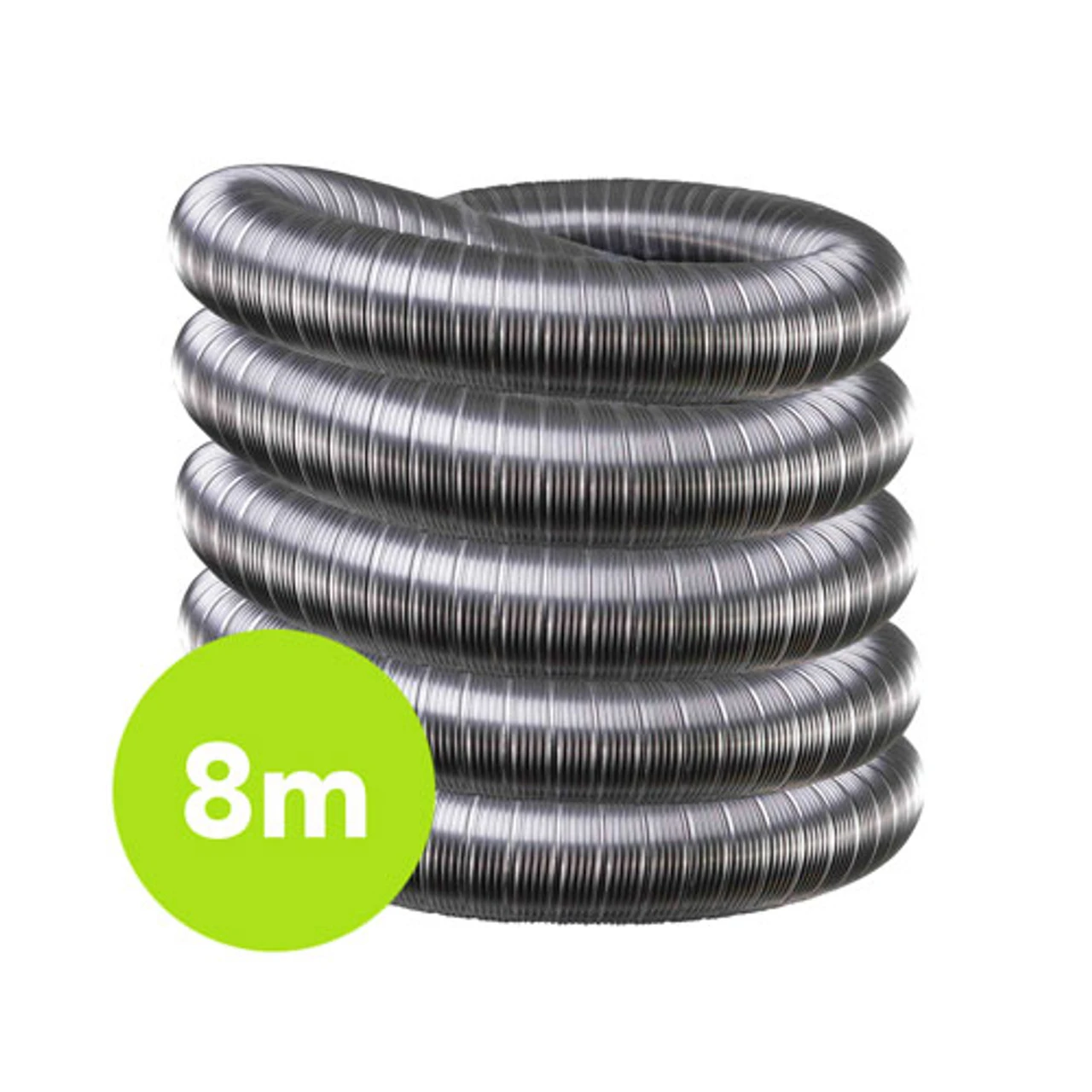 Tubage Inox Flexible Simple Paroi 80 Mm 8 Mètre 2 Tubage Inox Flexible Simple Paroi 80 Mm 8 Mètre – Image 2