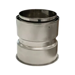 Raccord Mural Pour Connexion Flexible 80 Mm