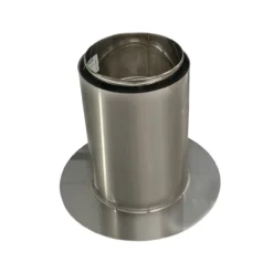 Raccord Mural Pour Connexion Flexible Avec Un Enjoliveur De Finition 200 Mm