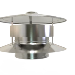 Chapeau Anti-vent Pour Simple Paroi Ø 200mm